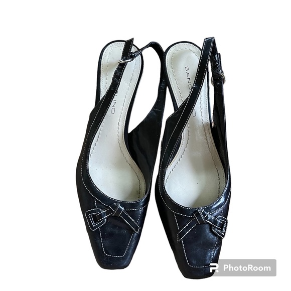 BANDOLINO Sandals with buckle strap size 7 / L black - Picture 6 of 7